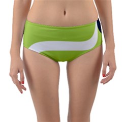 Reversible Mid-Waist Bikini Bottoms 