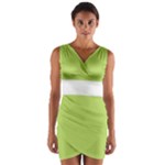 A Minimalist Pattern With Simple Lines And Shapes, Creating A Clean And Modern Aesthetic 02 Wrap Front Bodycon Dress