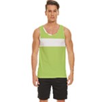 A Minimalist Pattern With Simple Lines And Shapes, Creating A Clean And Modern Aesthetic 02 Men s Wide Collar Tank Top