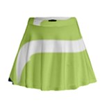 A Minimalist Pattern With Simple Lines And Shapes, Creating A Clean And Modern Aesthetic 02 Mini Flare Skirt