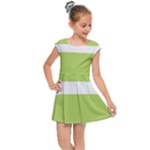 A Minimalist Pattern With Simple Lines And Shapes, Creating A Clean And Modern Aesthetic 02 Kids  Cap Sleeve Dress