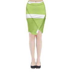 A Minimalist Pattern With Simple Lines And Shapes, Creating A Clean And Modern Aesthetic 02 Midi Wrap Pencil Skirt from ArtsNow.com