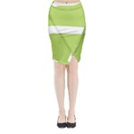 A Minimalist Pattern With Simple Lines And Shapes, Creating A Clean And Modern Aesthetic 02 Midi Wrap Pencil Skirt