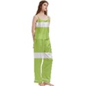 Spaghetti Top Long Pants Satin Pajamas Set 