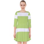 A Minimalist Pattern With Simple Lines And Shapes, Creating A Clean And Modern Aesthetic 02 Smock Dress