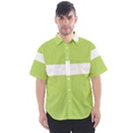 A Minimalist Pattern With Simple Lines And Shapes, Creating A Clean And Modern Aesthetic 02 Men s Short Sleeve Shirt