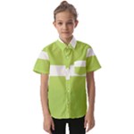 A Minimalist Pattern With Simple Lines And Shapes, Creating A Clean And Modern Aesthetic 02 Kids  Short Sleeve Shirt