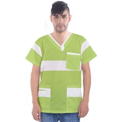 Men s V-Neck Scrub Top 