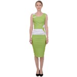 A Minimalist Pattern With Simple Lines And Shapes, Creating A Clean And Modern Aesthetic 02 Sleeveless Pencil Dress