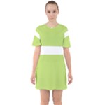 A Minimalist Pattern With Simple Lines And Shapes, Creating A Clean And Modern Aesthetic 02 Sixties Short Sleeve Mini Dress