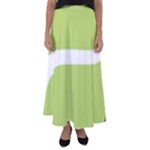 A Minimalist Pattern With Simple Lines And Shapes, Creating A Clean And Modern Aesthetic 02 Flared Maxi Skirt