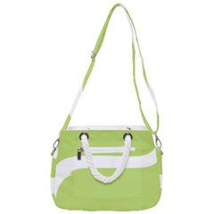 Rope Handles Shoulder Strap Bag 