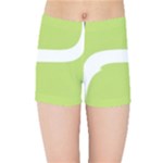 A Minimalist Pattern With Simple Lines And Shapes, Creating A Clean And Modern Aesthetic 02 Kids  Sports Shorts