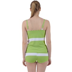 Tie Front Two Piece Tankini 