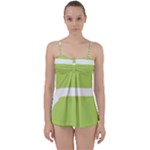 A Minimalist Pattern With Simple Lines And Shapes, Creating A Clean And Modern Aesthetic 02 Babydoll Tankini Set