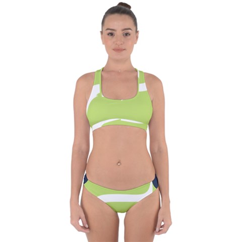 A Minimalist Pattern With Simple Lines And Shapes, Creating A Clean And Modern Aesthetic 02 Cross Back Hipster Bikini Set from ArtsNow.com