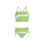 A Minimalist Pattern With Simple Lines And Shapes, Creating A Clean And Modern Aesthetic 02 Girls  Tankini Swimsuit