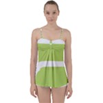 A Minimalist Pattern With Simple Lines And Shapes, Creating A Clean And Modern Aesthetic 02 Babydoll Tankini Top