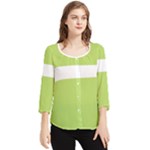 A Minimalist Pattern With Simple Lines And Shapes, Creating A Clean And Modern Aesthetic 02 Chiffon Quarter Sleeve Blouse