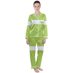 Women s Long Sleeve Satin Pajamas Set 