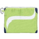 A Minimalist Pattern With Simple Lines And Shapes, Creating A Clean And Modern Aesthetic 02 Canvas Cosmetic Bag (XXL)