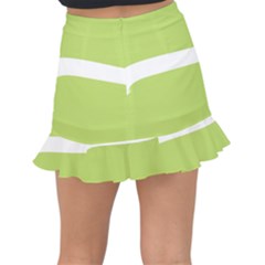 Fishtail Mini Chiffon Skirt 