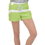 A Minimalist Pattern With Simple Lines And Shapes, Creating A Clean And Modern Aesthetic 02 Women s Velour Lounge Shorts