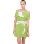 A Minimalist Pattern With Simple Lines And Shapes, Creating A Clean And Modern Aesthetic 02 Off Shoulder Chiffon Dress