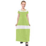 A Minimalist Pattern With Simple Lines And Shapes, Creating A Clean And Modern Aesthetic 02 Kids  Short Sleeve Maxi Dress