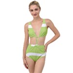 A Minimalist Pattern With Simple Lines And Shapes, Creating A Clean And Modern Aesthetic 02 Tied Up Two Piece Swimsuit