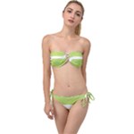 A Minimalist Pattern With Simple Lines And Shapes, Creating A Clean And Modern Aesthetic 02 Twist Bandeau Bikini Set