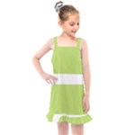 A Minimalist Pattern With Simple Lines And Shapes, Creating A Clean And Modern Aesthetic 02 Kids  Overall Dress