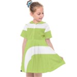 A Minimalist Pattern With Simple Lines And Shapes, Creating A Clean And Modern Aesthetic 02 Kids  Sailor Dress