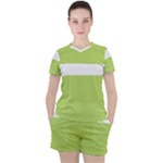 A Minimalist Pattern With Simple Lines And Shapes, Creating A Clean And Modern Aesthetic 02 Women s T-Shirt and Shorts Set