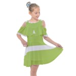 A Minimalist Pattern With Simple Lines And Shapes, Creating A Clean And Modern Aesthetic 02 Kids  Shoulder Cutout Chiffon Dress