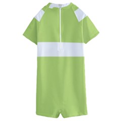 Kids  Boyleg Half Suit Swimwear 