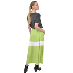 Velour Split Maxi Skirt 