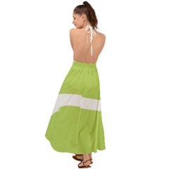 Backless Maxi Beach Dress 