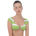 A Minimalist Pattern With Simple Lines And Shapes, Creating A Clean And Modern Aesthetic 02 Cap Sleeve Ring Bikini Top