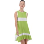 A Minimalist Pattern With Simple Lines And Shapes, Creating A Clean And Modern Aesthetic 02 Frill Swing Dress