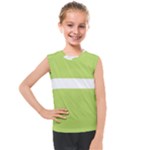 A Minimalist Pattern With Simple Lines And Shapes, Creating A Clean And Modern Aesthetic 02 Kids  Mesh Tank Top