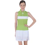 A Minimalist Pattern With Simple Lines And Shapes, Creating A Clean And Modern Aesthetic 02 Women s Sleeveless Polo T-Shirt