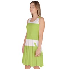 Knee Length Skater Dress With Pockets 