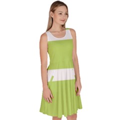 Knee Length Skater Dress With Pockets 