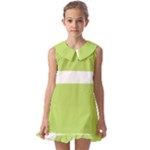 A Minimalist Pattern With Simple Lines And Shapes, Creating A Clean And Modern Aesthetic 02 Kids  Pilgrim Collar Ruffle Hem Dress