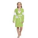 Kids  Long Sleeve Velvet Lounge Robe 