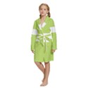 Kids  Long Sleeve Velvet Lounge Robe 