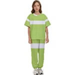 A Minimalist Pattern With Simple Lines And Shapes, Creating A Clean And Modern Aesthetic 02 Kids  T-Shirt and Pants Sports Set