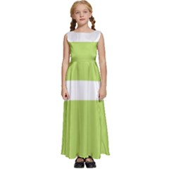 Kids  Satin Sleeveless Maxi Dress 