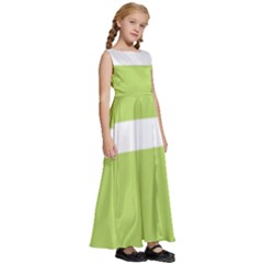 Kids  Satin Sleeveless Maxi Dress 